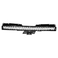 Replacement Black Chrome Plastic Front Upper Grille (See compatibility Chart)
