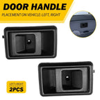 2X Black Interior Door Handle for Toyota Pickup 1989–1995, 4Runner 1984–1995, Tacoma 1995–2004, Corolla 1988–1997, Tercel 1990–1999, EV 1997–1999