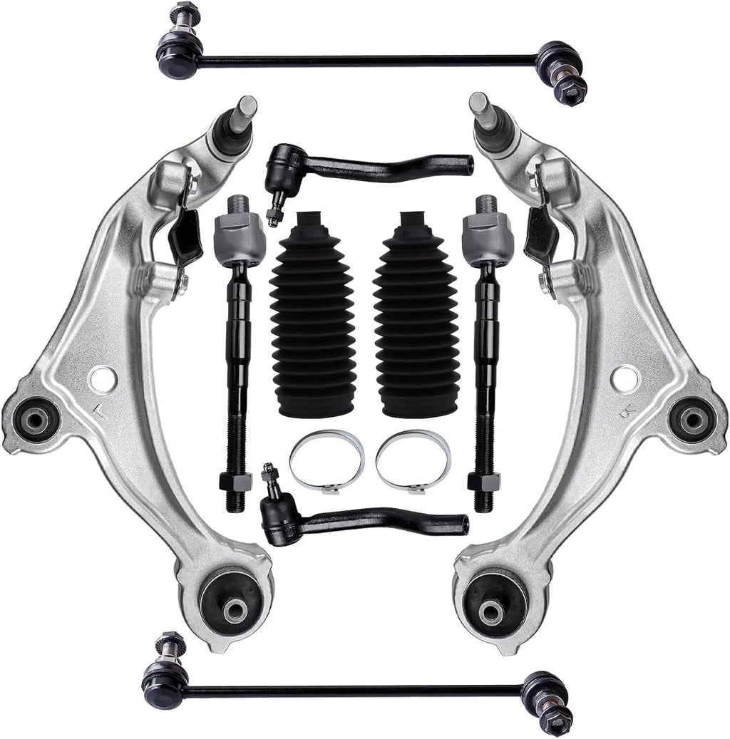 10pc Suspension Kit Lower Control Arms for Nissan Altima (2007–2013)