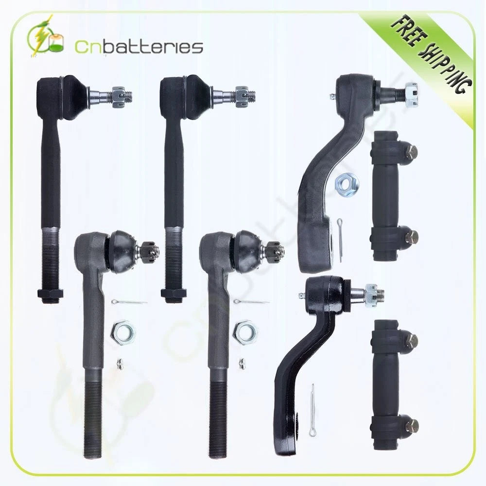 8PCS Front Tie Rod End Pitman Idler Arm Suspension Kit for GMC K2500 (1994–2000)