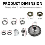 Rear Diff Pinion Gear Kit & Nut Tool for Honda Rancher 350 400