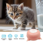 Pet Milk Feeder Nipple for Puppy Newborn Nurse Station Silicone Bowl