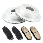 Rear Drilled Slotted Brake Kit for Toyota Sequoia (2013–2021)