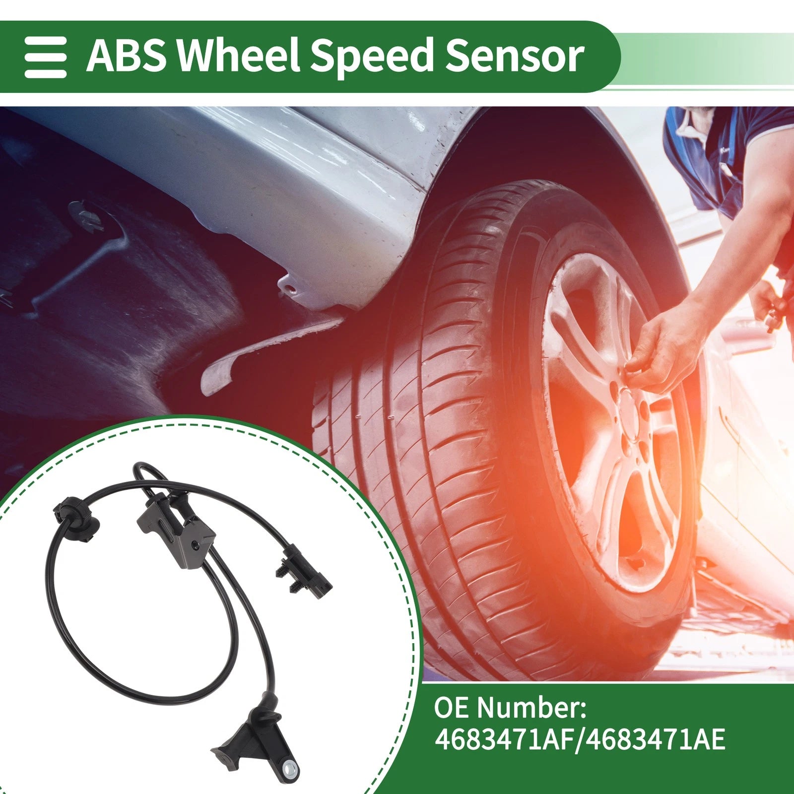 ABS Wheel Speed Sensor No. 4683471AF for Dodge Caravan (2008–2020)