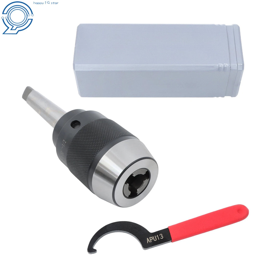 Keyless Drill Chuck 1/32" to 1/2" for MT2 Spindle (Drill)