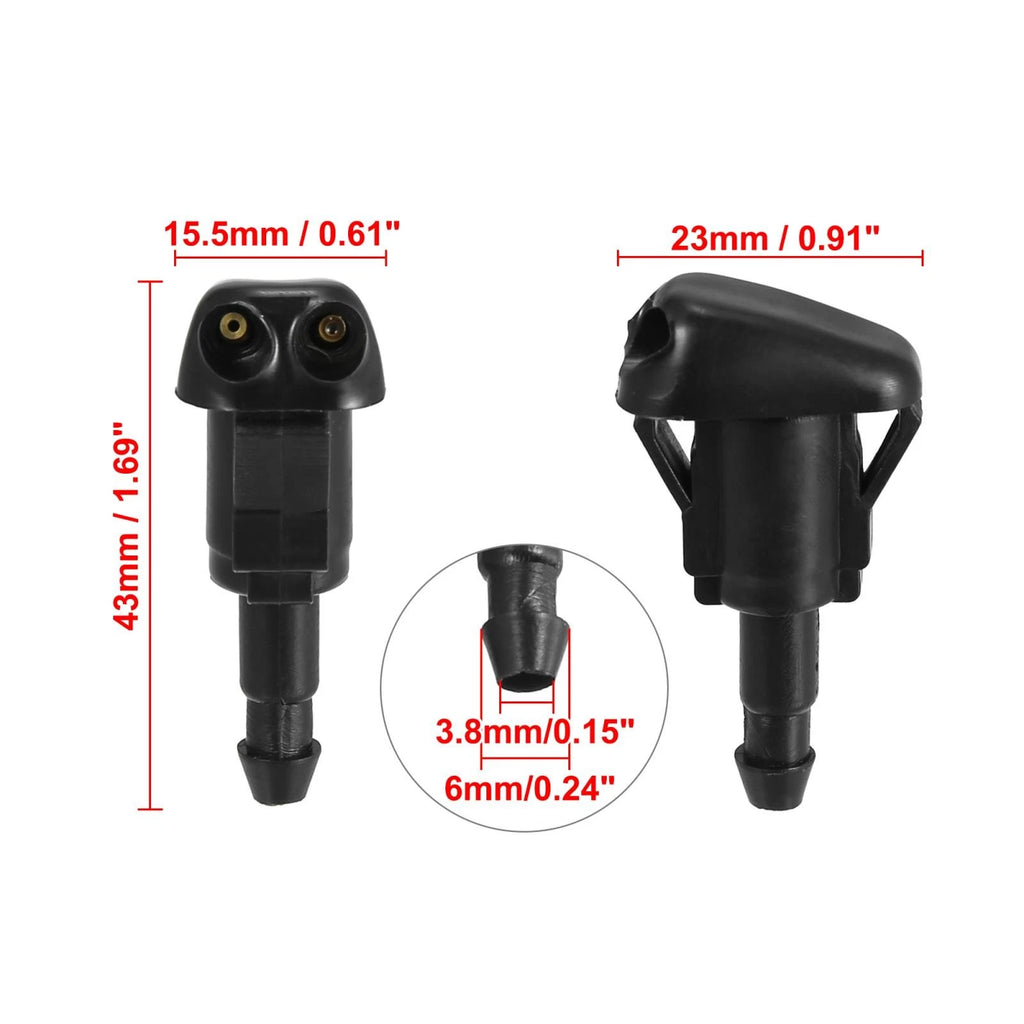 Set of 4 Windshield Washer Nozzles for Toyota Camry (1997–2001) 85381AA010
