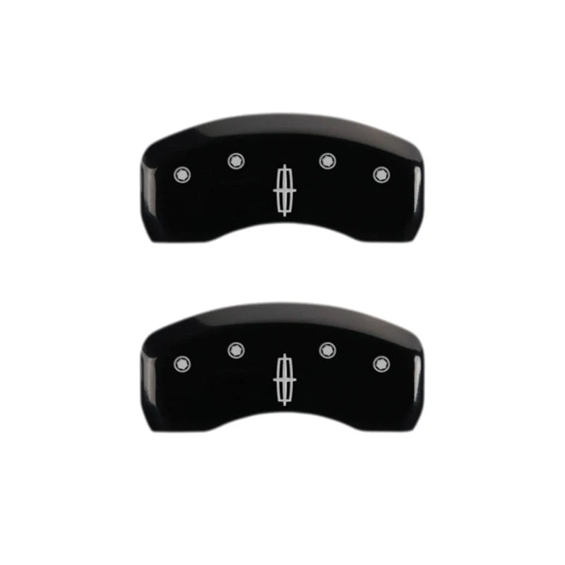 Caliper Covers Set of 4 Black for Lincoln Aviator Black Label (2020–2024)
