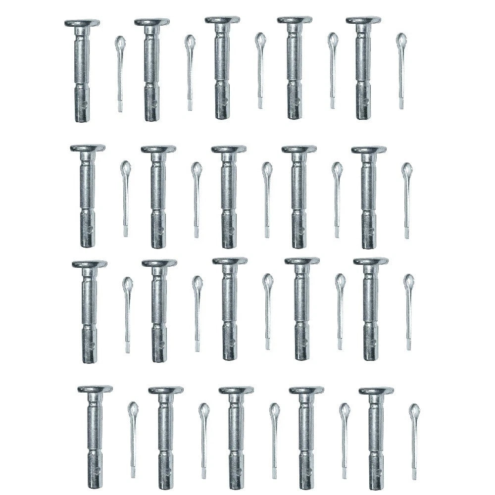 20PK Shear/Cotter Pins for Cub MTD Troy-Bilt Snow Throwers (Fits 738-04124A)