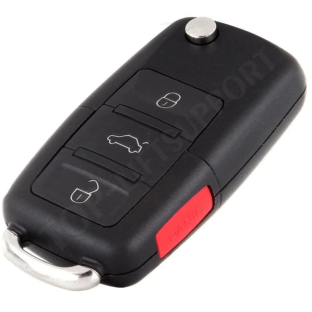 Key Fob Remote Shell Case for Volkswagen Passat Beetle Jetta (1998–2001)