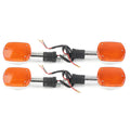 Set of 4 Turn Signal Indicator Lights Amber for Honda Magna Rebel CMX 250 450