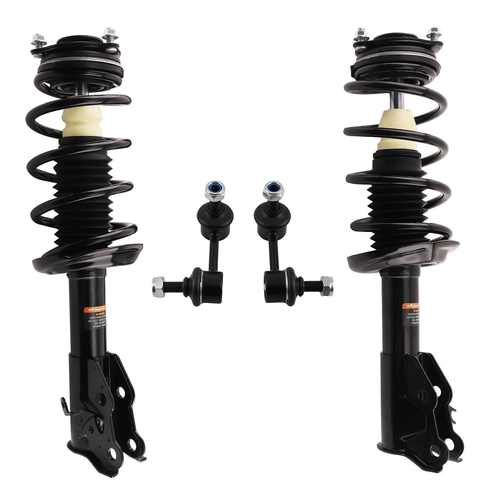 Set of 2 Front Quick Struts w/Sway Bar Links for Honda Civic (2006–2011)