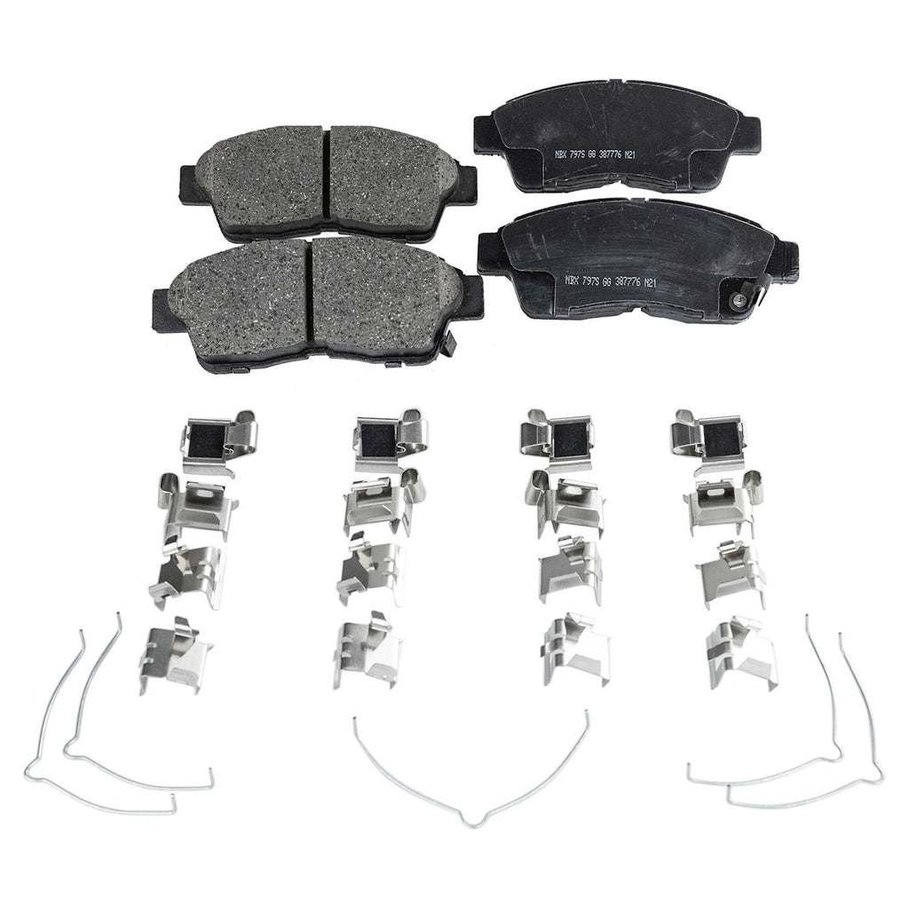 Disc Brake & Pad Kit for Toyota Camry (1992–2001) Front Ceramic Pads