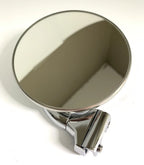 3" Curved Stainless Peep Mirrors One Flat for Universal SUV Truck (Universal)