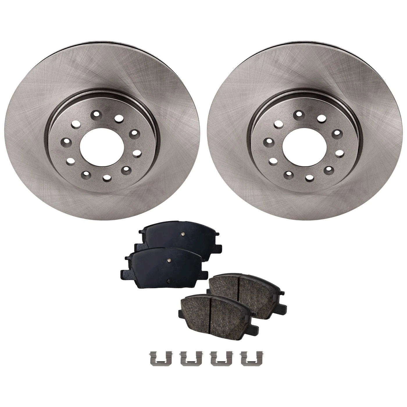 Front Brake Disc and Pad Kit for Chevy Equinox, Buick LaCrosse