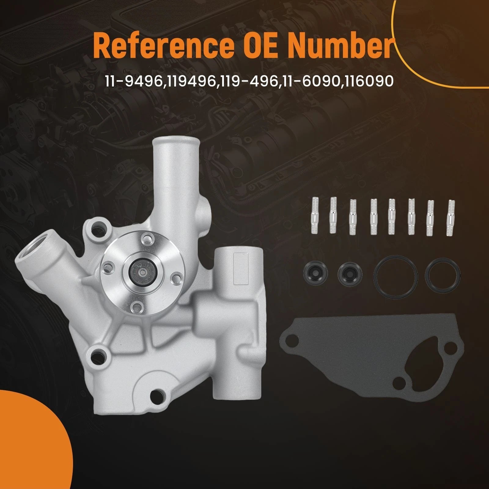 Cooling Water Pump for Yanmar TK244 TK249 TK366 TK374 (2013-2019)