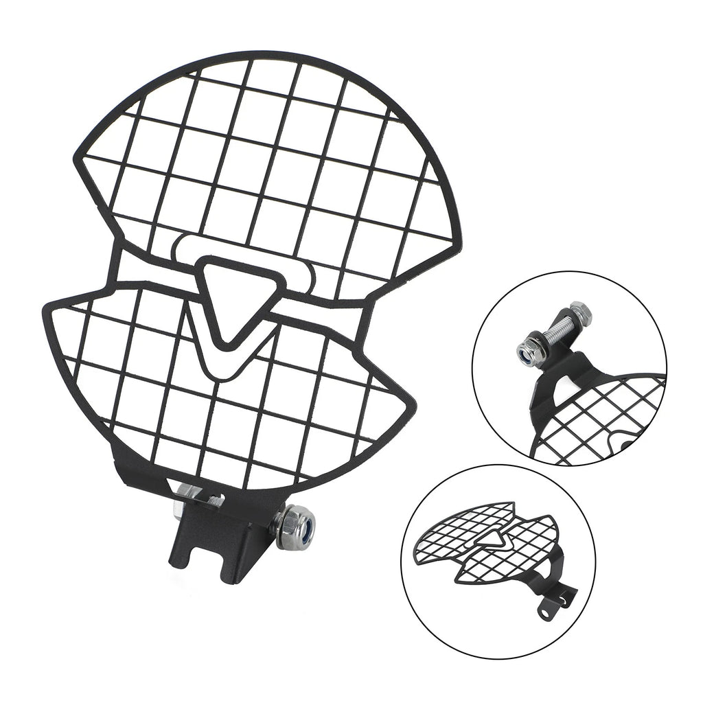 Headlight Guard Cover for TR Trident 660 (2020–2022) Black