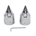 Set of 4 Front Axle Cap Nut Covers for Harley Touring/Dyna (2000–2007)
