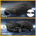 Waterproof All Weather Car Cover for Audi Q2 (2016–2023) 190T-PU Zipper