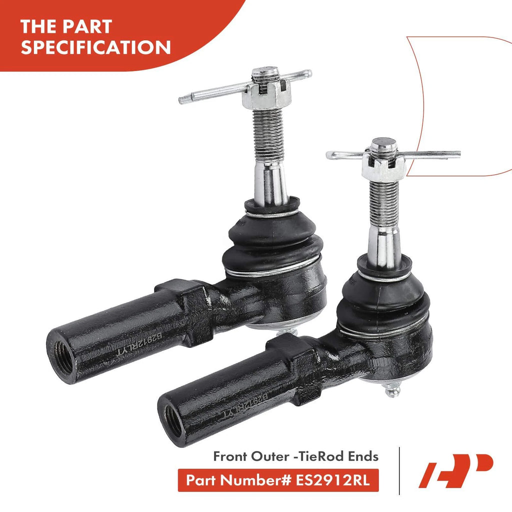 6X Front Lower Ball Joints & Tie Rod Ends for Chevrolet Buick Oldsmobile