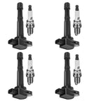 4X Ignition Coils + 4X Spark Plugs for Honda S2000 Civic Element CR-V (2004–2009)