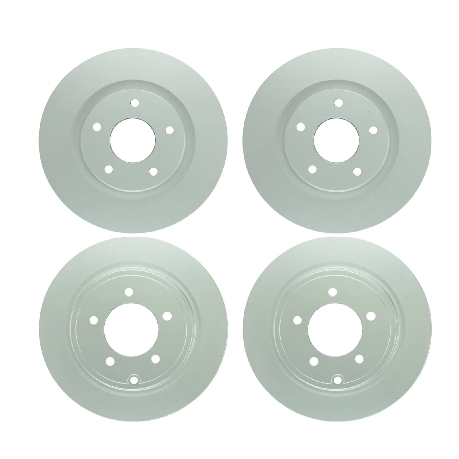 Disc Brake Rotors Kit for Jeep Dodge (Front 294mm & Rear 302mm)