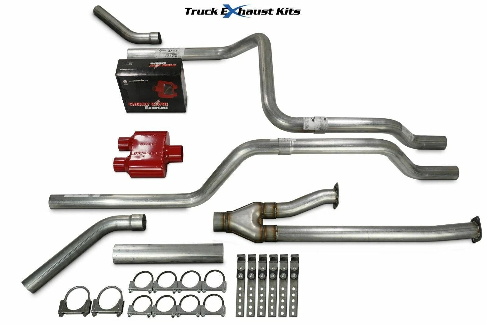 2.5" Dual Exhaust Kit for Toyota Tundra (2014–2021) Extreme Corner Exit