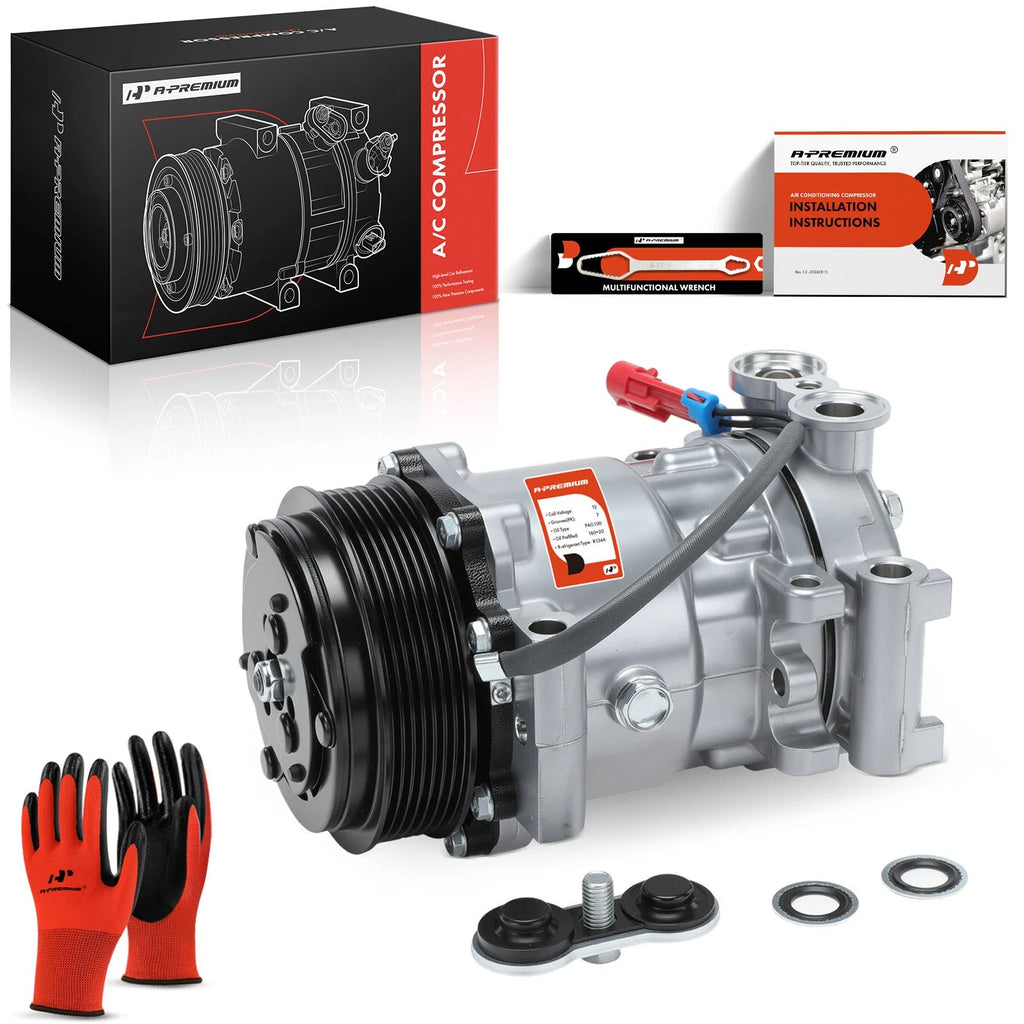 A/C Compressor with Clutch for Chevrolet C6500 C7500 (1995–2009)