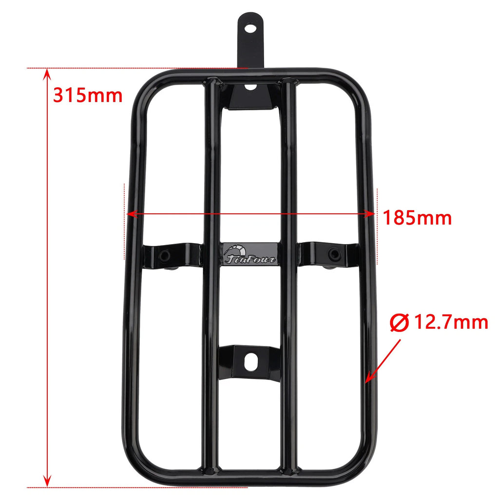 Black Solo Luggage Rack for Indian Scout Classic Bobber (2025–2026)