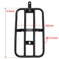 Black Solo Luggage Rack for Indian Scout Classic Bobber (2025–2026)
