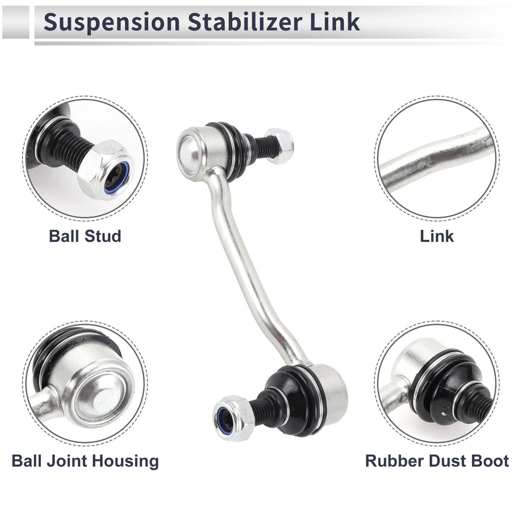 Front Stabilizer Bar Links Set of 2 with Bushings for Hyundai Sonata (2009–2010) No.K80949