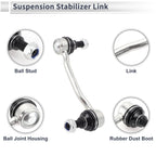 Front Stabilizer Bar Links Set of 2 with Bushings for Hyundai Sonata (2009–2010) No.K80949
