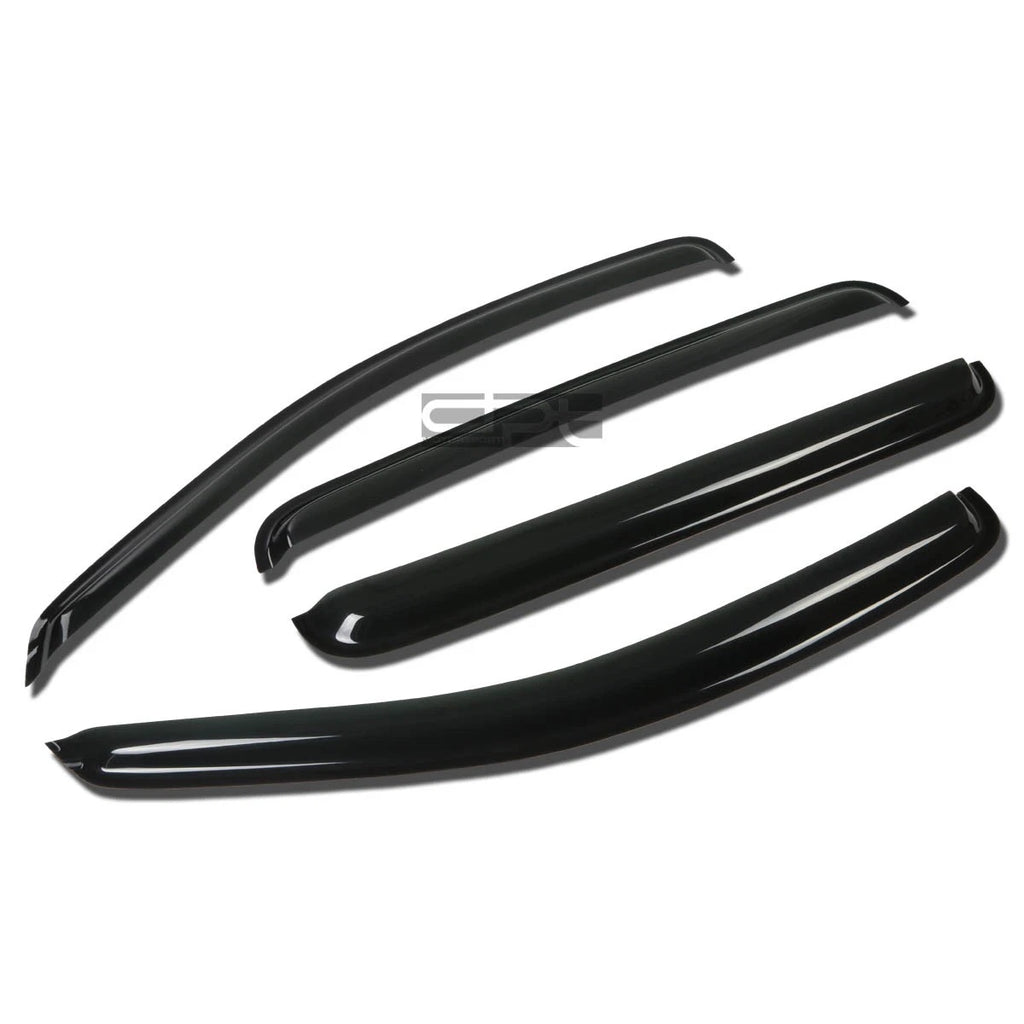 Set of 4 Smoke Tint Window Visors for Dodge Durango (2004–2009)