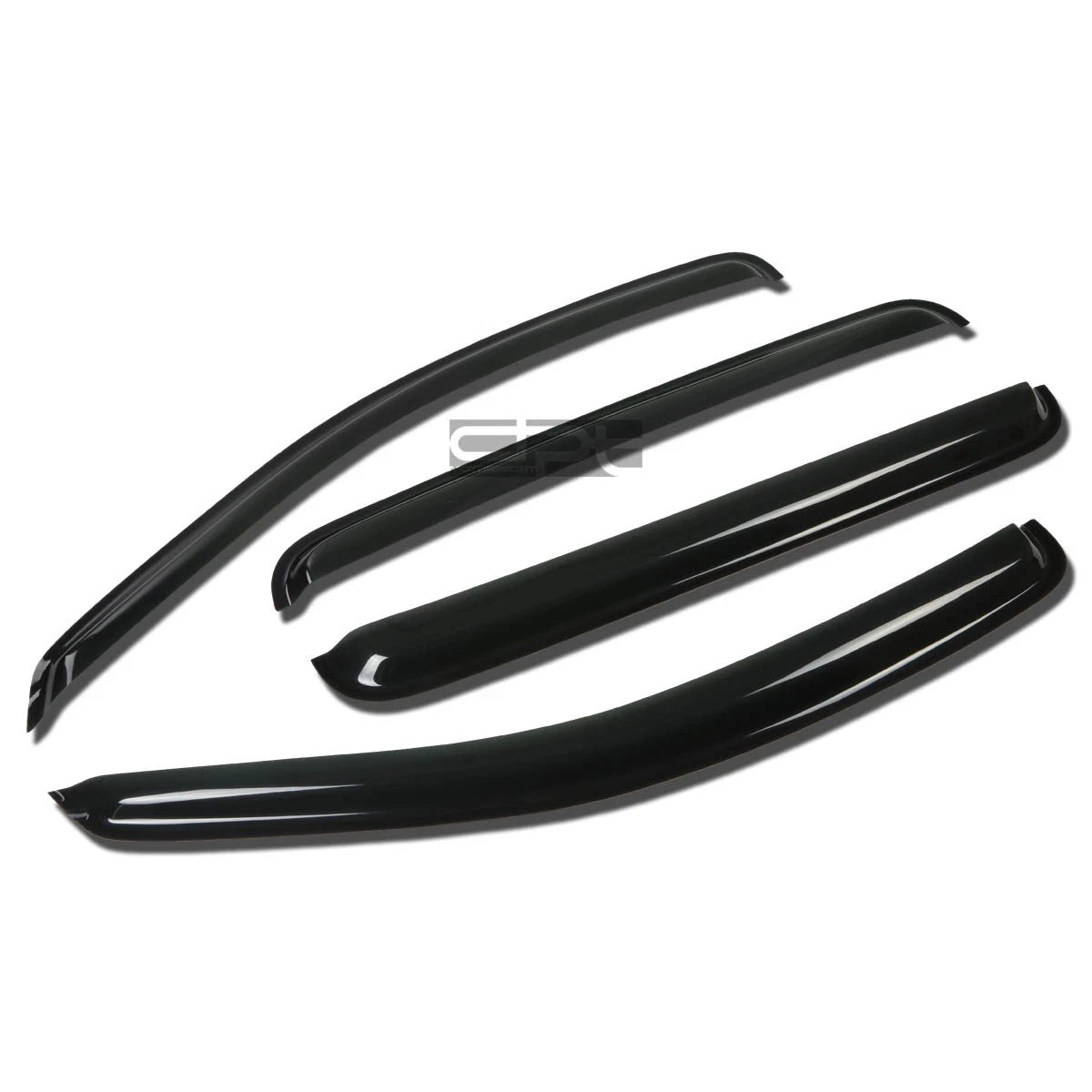Set of 4 Smoke Tint Window Visors for Dodge Durango (2004–2009)