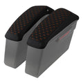Black Hard Saddlebags Lids Covers for Harley Electra Glide, Street Glide (2014–Present)