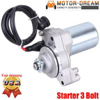 3 Bolt Electric Starter Motor for Taotao Sunl 50CC 90CC 110CC (N/A)