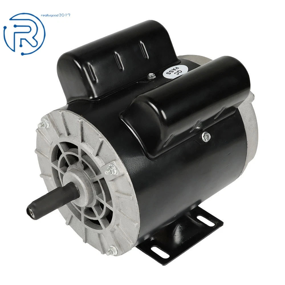 2 HP SPL Compressor Duty Electric Motor 3450 RPM 56 Frame 5/8" Shaft 120/240V