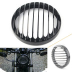 5 3/4" CNC Headlight Grill Bezel Cover for Harley Sportster XL883 XL1200 (2004-2023)