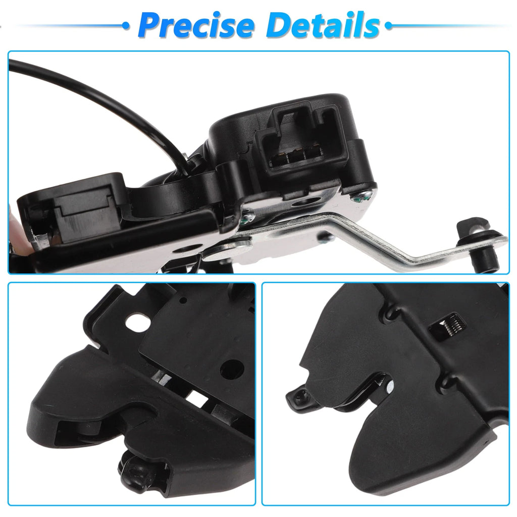 Rear Trunk Latch Lock Actuator for Nissan Versa (2012–2019) 3Pins 846303AN0A Black