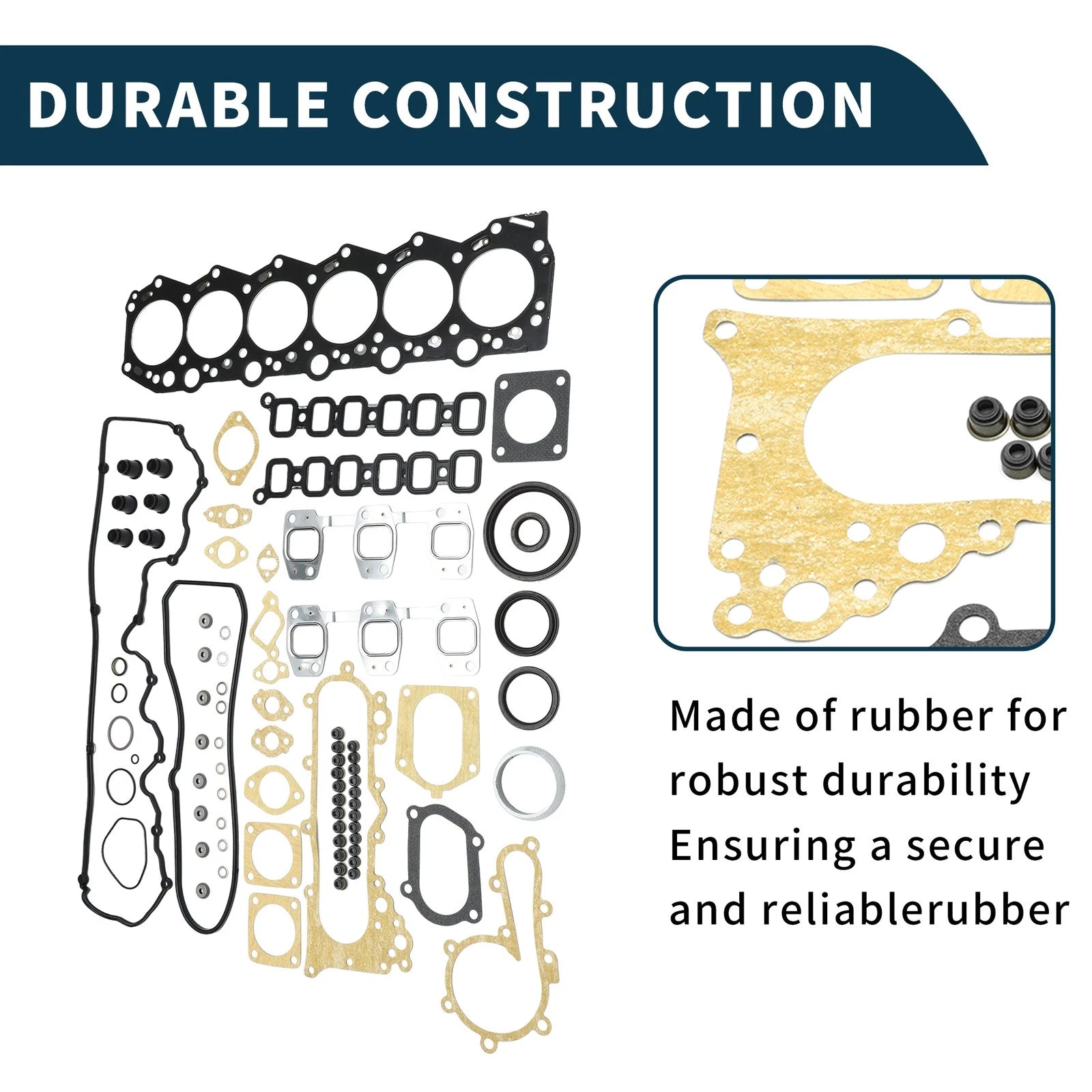 Cylinder Head Gasket Kit No. 0411117040 for Toyota 1HD/24V (1 Set)