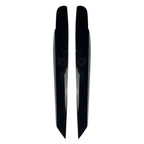 Gloss Black Front Headlight Eyelid Trim Covers for Volkswagen Touran (2011-2015)