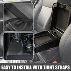 Center Console Armrest Cover for Lexus RX350 (2015–2022) Black White Stitches