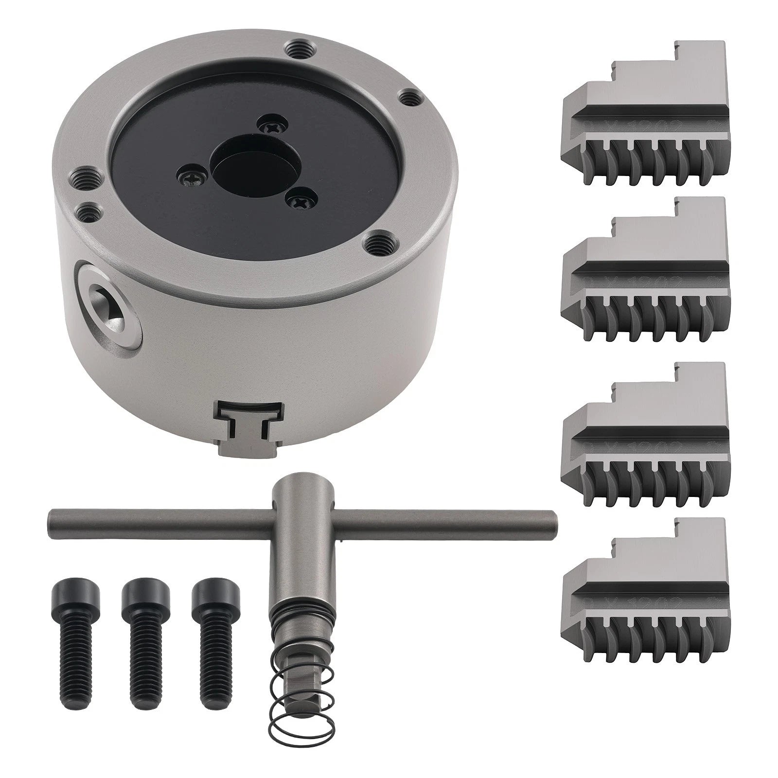 4 Jaw Self Centering Lathe Chuck for K12-100 (100mm)