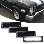 Set of 4 Smoke Lens LED Side Marker Lights for Chevy Nova (1970–1974)