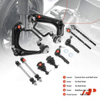 10x Front Control Arm & Sway Bar & Tie Rod for Ford Explorer (2002-2010)
