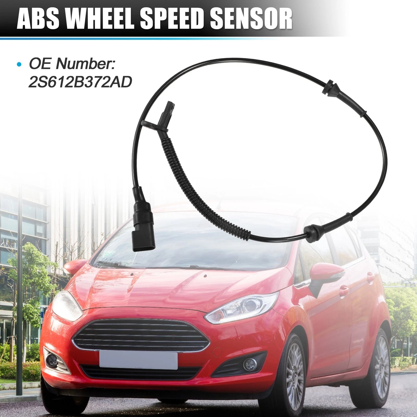 ABS Wheel Speed Sensor for Ford Fiesta Mk6 (2008–2017) 2S612B372AD