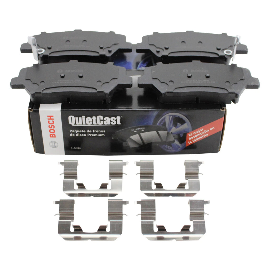 Bosch QuietCast Front Ceramic Brake Pads for Hyundai Azera Santa Fe Kia Sorento (2006–2019)