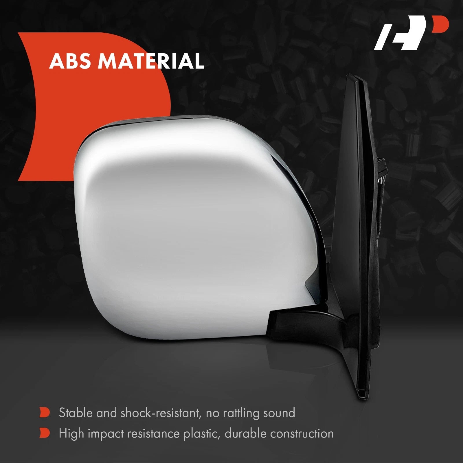Heated Manual Fold Passenger Power Mirror for Mitsubishi Montero (2001–2006)