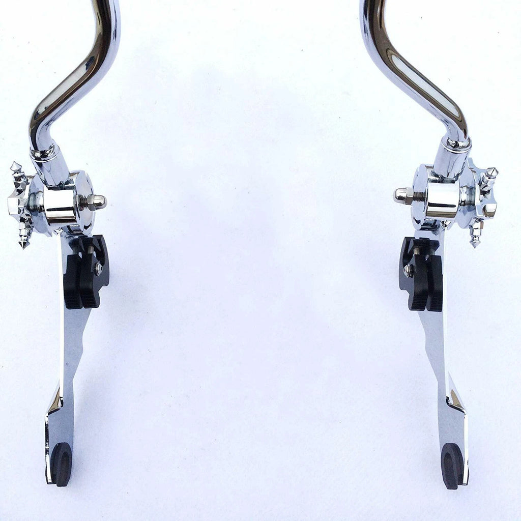Adjustable Detachable Backrest Sissy Bar w/ Pad for Harley FLHR FLHX (2007–2015)