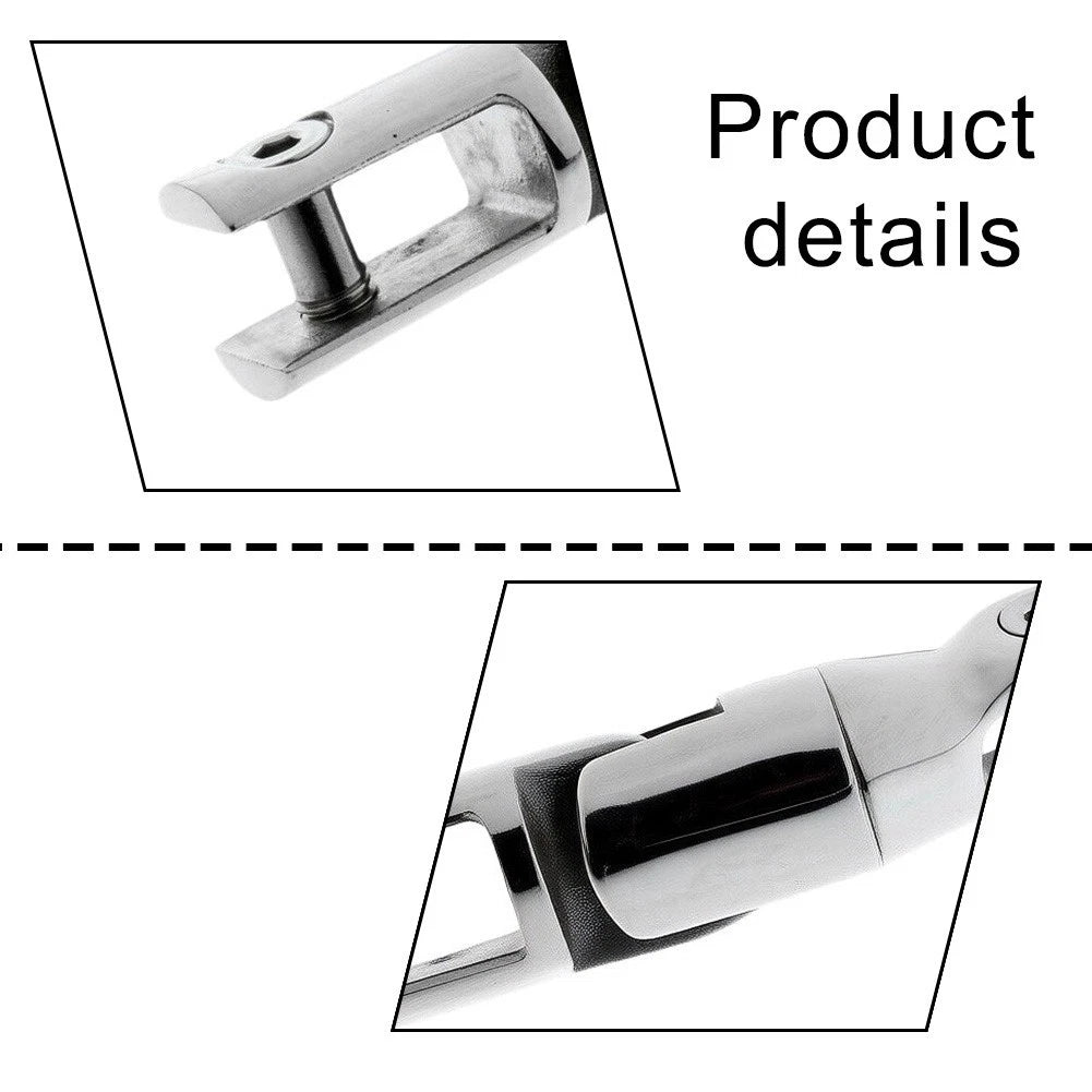Swivel Anchor Connector 8-10mm Stainless Steel for Yachts (Marine Grade)