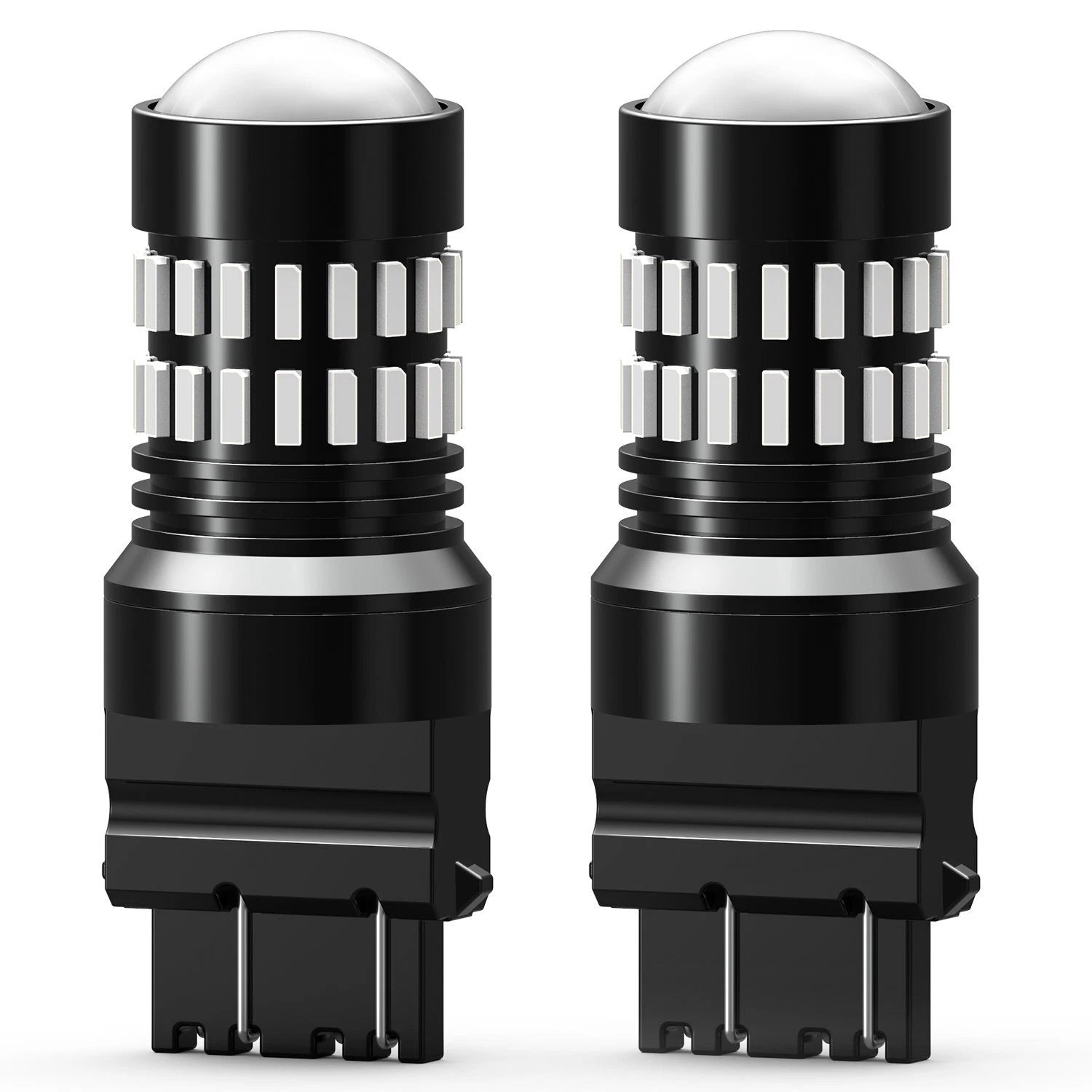 2X 3157 3057 Red LED Strobe Brake Tail Light Bulbs for